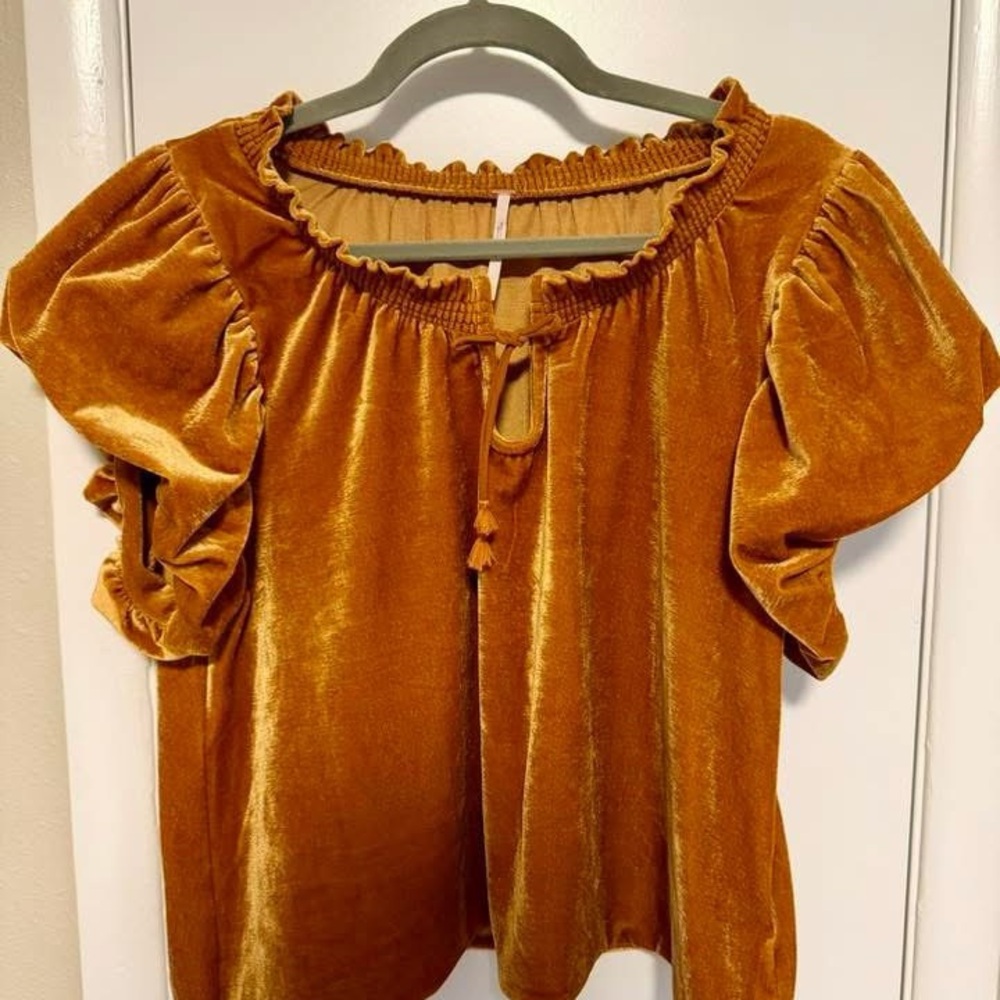 Free People Velvet Top